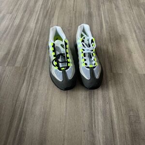 Nike Airmax 95 Sneakers in Black, White, and Neon Yellow